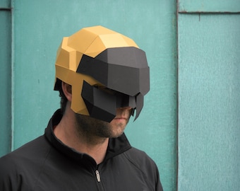 Guardian-helm, Papercraft-maskersjabloon