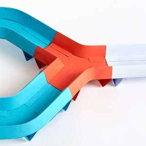 Marble Racetrack Papercraft Starter Set and Booster Pack Bundle