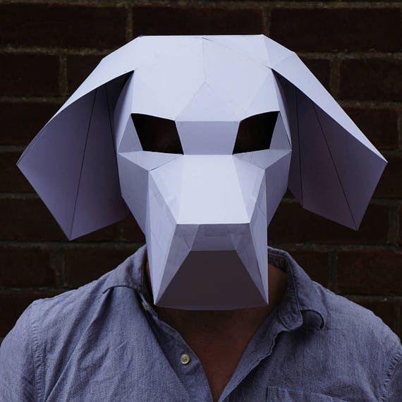 dog paper mask