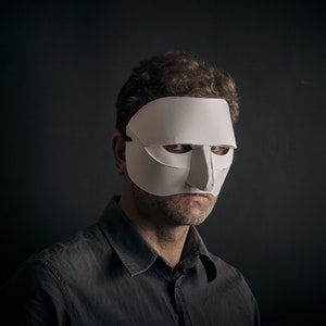 Commedia Dell 'Arte Masken Set, 3D Papercraft Masken Vorlage, Italienische Theater Papier Maske, Einzigartiges Halloween Kostüm, PDF Muster Bild 4