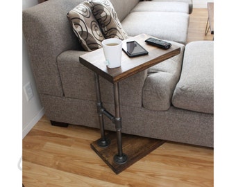 Industrial Furniture, Coffee Table, Side Table, Laptop Stand, End Table, Computer Table - CTABLE q1 - FREE Shipping