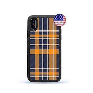 Winter Plaid, Cover, Tartan Phone Case, iPhone 16 15 14 13 12 Max Mini pro Max 11 Plus X Max, iPod Touch 7 6, Autumn Design