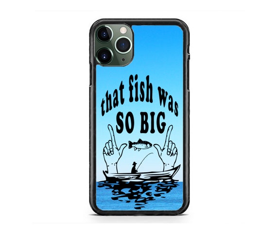 Fishing Bass Fish Angling Hard Rubber TPU Slim Case Cover for iPhone 15 14  13 12 Max Mini Pro Max 11 XR Plus X Max SE, Ipod Touch 7 6 