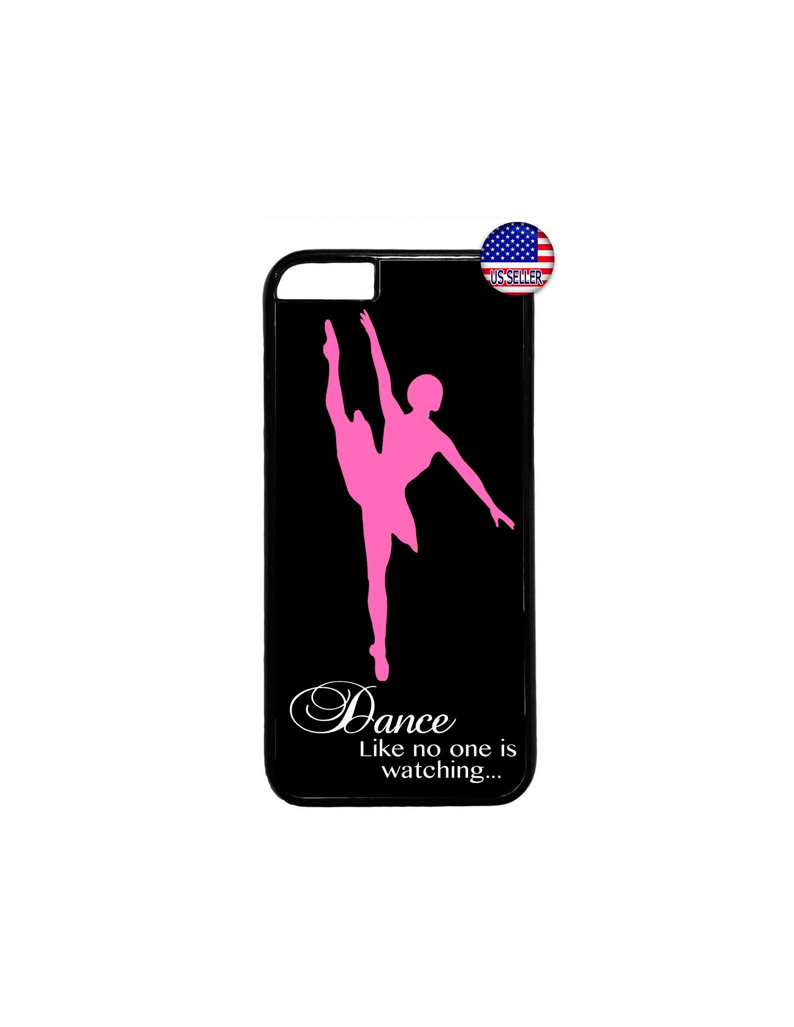 ballerina ballet dancer hard rubber tpu slim case cover for iphone 8 7 6 6s plus x xs max 5 4 se ipod touch 4 5 6 7