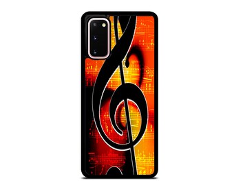 Neue Musik Notenschlüssel Violine Muster Hartgummi Hülle für Samsung Galaxy s23 ultra s22 s21 plus ultra fe s20 + NOTE20 Google Pixel