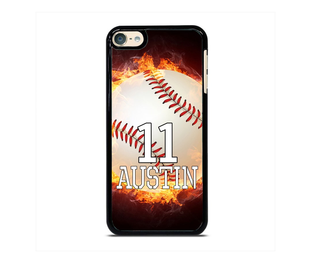 Personalized Number and Name Baseball Custom Phone Case for iPhone 16 ...