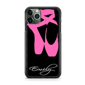 Ballerina Phone case,Personalized Name Case,Ballet Shoes,Dancer iPhone 16 15 14 13 12 Max Mini pro Max 11 Plus X Max, iPod Touch 7 6