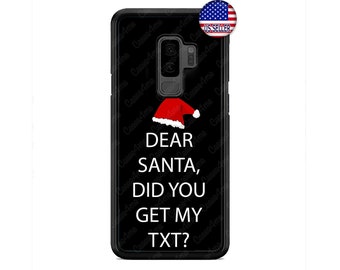 Santa Clause Merry Christmas Quote Slim Phone Case Cover For Samsung Galaxy s23 ultra s22 s21 plus ultra fe s20 + NOTE20 Google Pixel