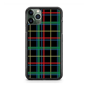 Plaid iPhone XS Case, Plaid Phone Case, Tartan, iPhone 16 15 14 13 12 Max Mini pro Max 11 Plus X Max, iPod Touch 7 6 Christmas Plaid