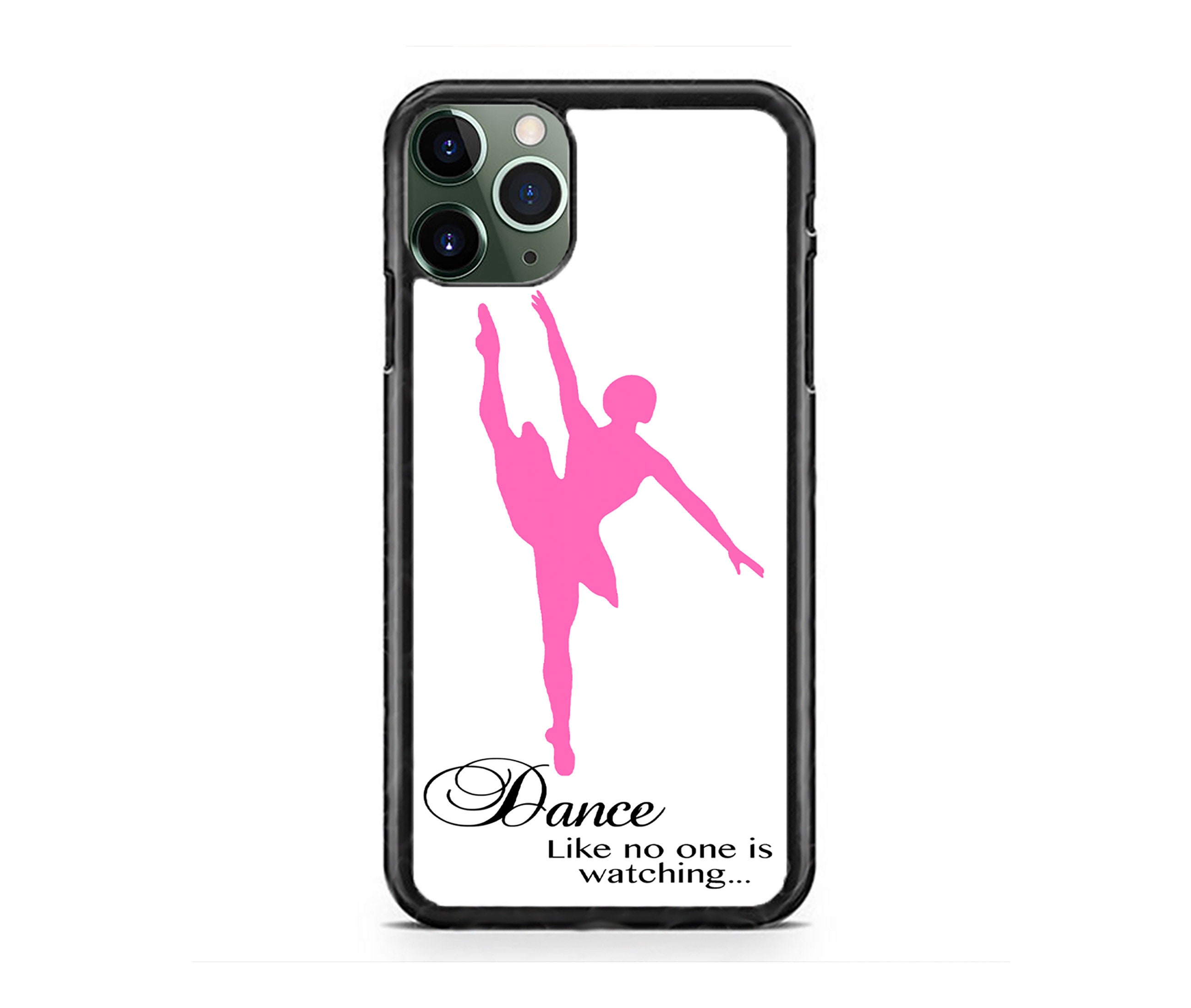 Ballerina Ballet Dancer Hard Rubber TPU Slim Case Cover for