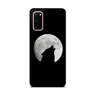 Howling Wolf Moon Dog Hard Rubber  Case Cover For Samsung Galaxy s23 ultra s22 s21 plus ultra fe s20 + NOTE20 Google Pixel