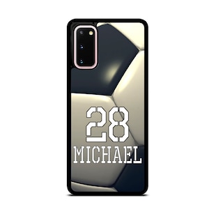 Fußball personalisierte Nummer und Name Fußball Fall für Samsung Galaxy s23 ultra s22 s21 plus ultra fe s20 + NOTE20 Google Pixel