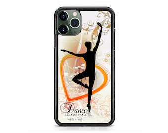 New Dance Quote Ballet Design Hard Rubber TPU slim Case Cover for iPhone 17 16 15 14 13 Max Mini pro Max 12 Plus X Max, iPod Touch 7 6