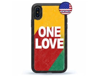 One Love Vintage Hard Rubber TPU slim Case Cover for iPhone 15 14 13 12 Max Mini pro Max 11 XR Plus X Max SE, iPod Touch 7 6