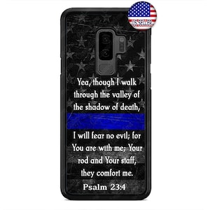 Police Phone Case,Thin Blue Line Cover, Samsung Galaxy s23 ultra s22 s21 plus ultra fe s20 + NOTE20 Google Pixel ,Prayer
