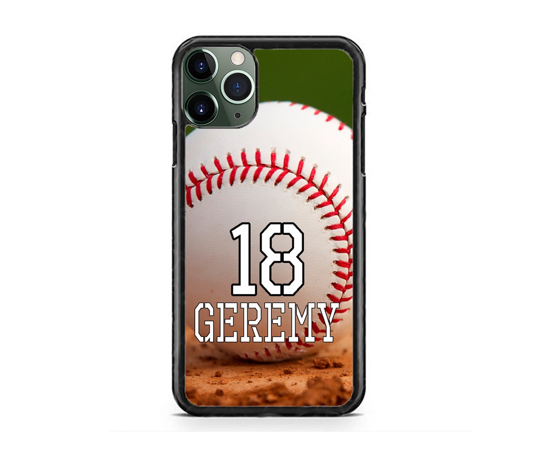Personalized Number and Name Baseball Cute Custom Case Cover for iPhone ...