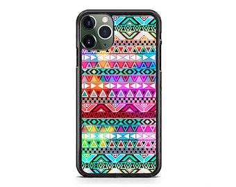 Society6 iPhone4/4S,5用 Pink Turquoise Girly Aztec Andes SEAMLESS Pattern Grunge Cowhide Aztec Hot Pink Digital