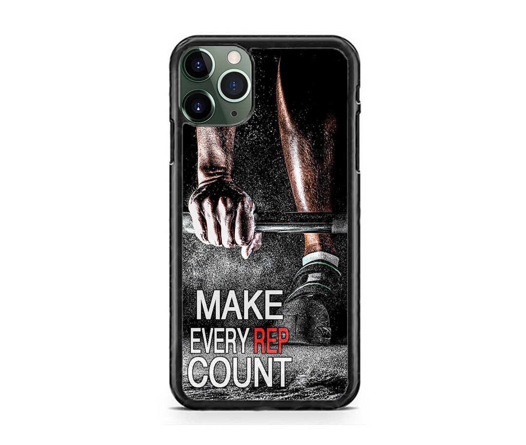 Gym Crossfit Training Bodybuilding Hard Rubber TPU Case Cover