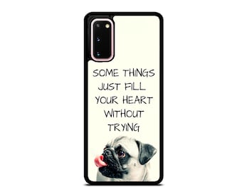 Pug Puppy Dog Paws Quote Case Cover For Samsung Galaxy s23 ultra s22 s21 plus ultra fe s20 + NOTE20 Google Pixel