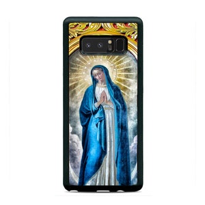 Christliche Katholische Jungfrau Maria Hartgummi Handyhülle für Samsung Galaxy S23 Ultra S22 Plus Ultra Fe S20 + NOTE20 Google Pixel