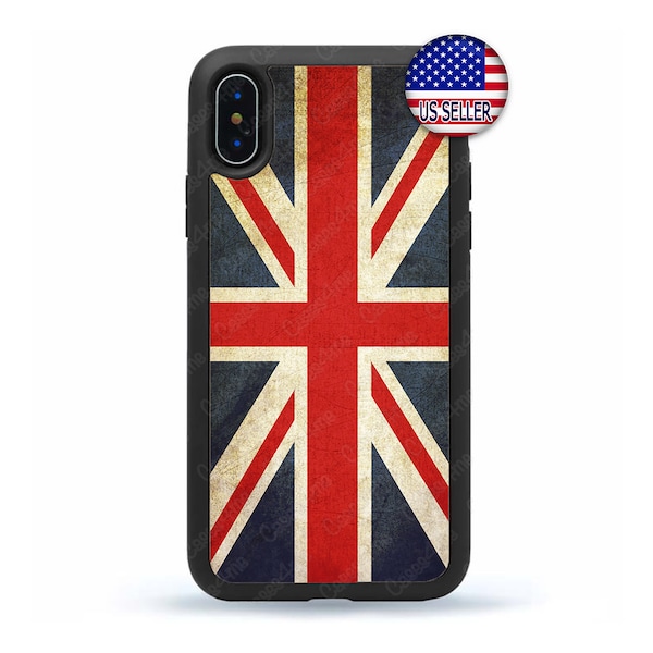 Great Britain gb British Flag ENGLAND hard Rubber Case Cover for iPhone 15 14 13 12 Max Mini pro Max 11 XR Plus X Max SE, iPod Touch 7 6