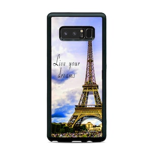 Paris Eiffel Tower France Life Hard Rubber Case Cover For Samsung Galaxy s23 ultra s22 s21 plus ultra fe s20 + NOTE20 Google Pixel