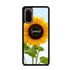 Sunflowers Cute Life Quote Flower Hard Rubber  Case Cover For Samsung Galaxy s23 ultra s22 s21 plus ultra fe s20 + NOTE20 Google Pixel