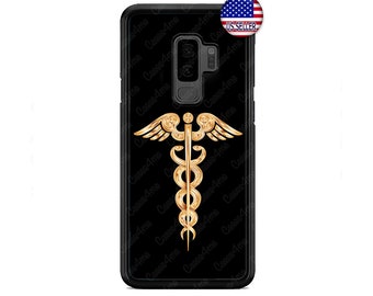 Nurse phone case,Doctor Caduceus Medical Case Cover For Samsung Galaxy s23 ultra s22 s21 plus ultra fe s20 + NOTE20 Google Pixel