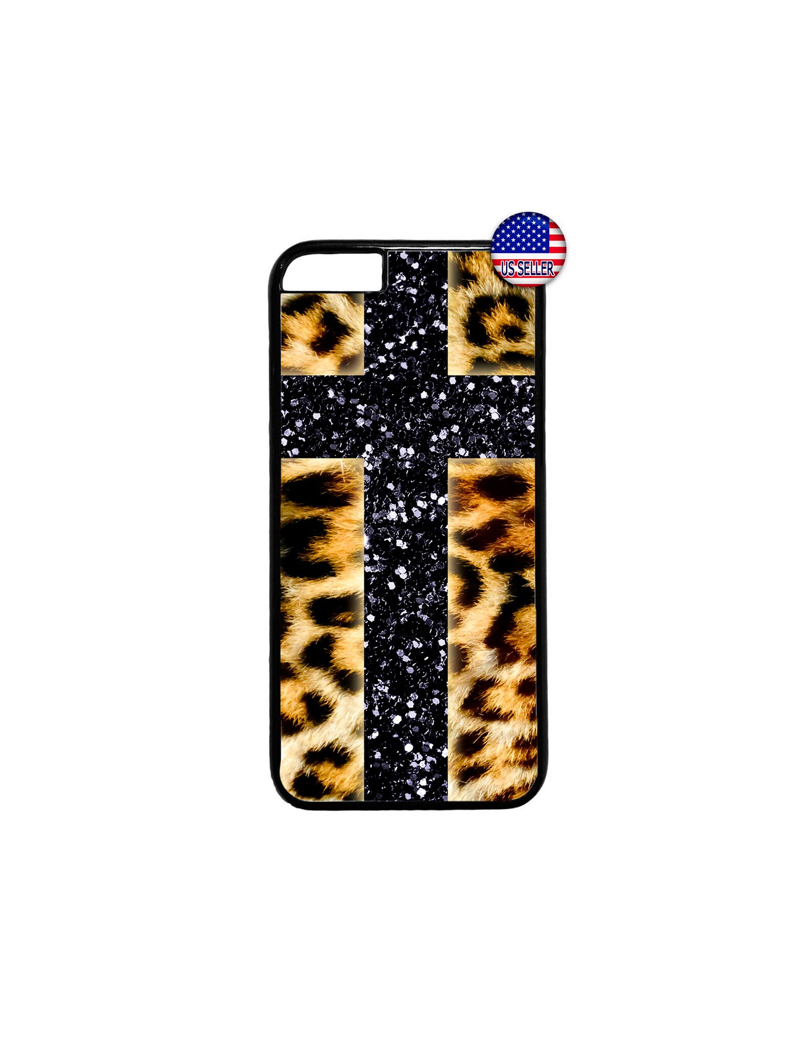 Leopard Cheetah Print Cross Hard Rubber TPU Slim Case Cover | Etsy