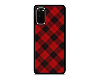 Lumberjack Buffalo geruite winterruit Samsung Galaxy s23 ultra s22 s21 plus ultra fe s20 + NOTE20 Google Pixel, rood geruit geruit