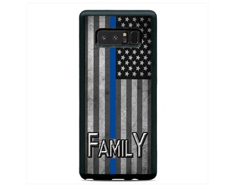 Police Thin Blue Line Flag Phone Case Cover For Samsung Galaxy s23 ultra s22 s21 plus ultra fe s20 + NOTE20 Google Pixel