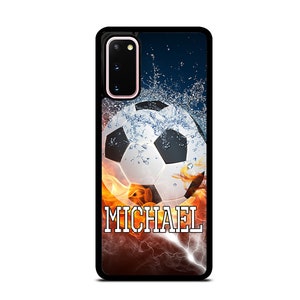 Personalisierte Name Fußball Sport Fußball Fall für Samsung Galaxy s23 ultra s22 s21 plus ultra fe s20 + NOTE20 Google Pixel