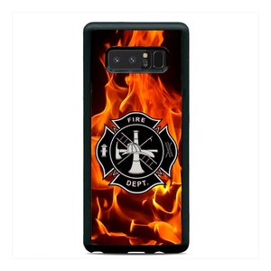 Firefighter Fireman Fire Rescue Flames Hard Case Cover For Samsung Galaxy s23 ultra s22 s21 plus ultra fe s20 + NOTE20 Google Pixel