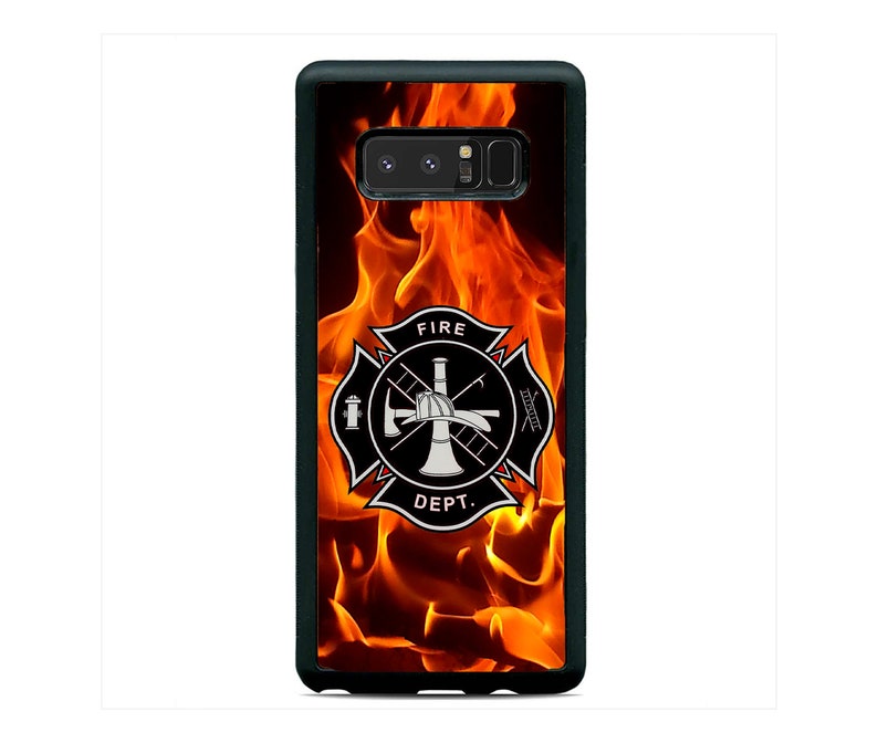 Firefighter Fireman Fire Rescue Flames Hard Case Cover for Samsung ...