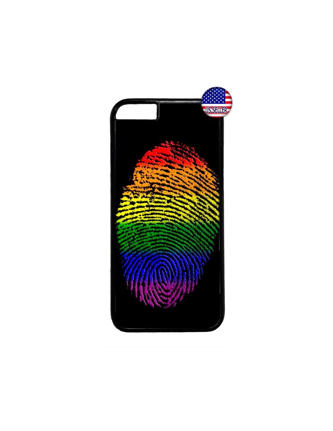 Rainbow LGBT Mousepad - Stippling Design Round Non-Slip Gaming Office Mat