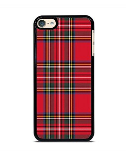 Winter Plaid Red Plaid Checkered Red Tartan Phone Case, iPhone 17