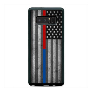 Thin Blue Red Line Police Firefighter Hard Case Cover For Samsung Galaxy s23 ultra s22 s21 plus ultra fe s20 + NOTE20 Google Pixel