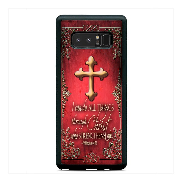 Bible Verse Cross Christian Hard Rubber  Slim Case Cover for Samsung Galaxy s23 ultra s22 s21 plus ultra fe s20 + NOTE20 Google Pixel