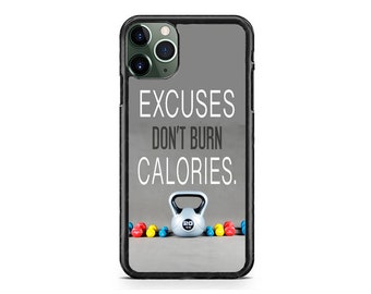 Gym Fitness Training Motivation Quote Hard Rubber Case Cover for iPhone 17 16 15 14 13 Max Mini pro Max 12 Plus X Max, iPod Touch 7 6
