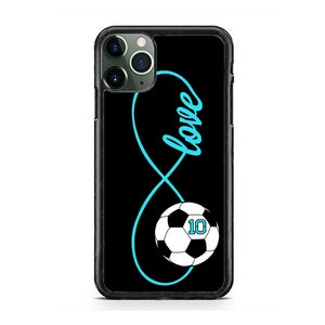 Custom Soccer Phone case,Personalized Number ,football ,Soccer gift, iPhone 16 15 14 13 12 Max Mini pro Max 11 Plus X Max, iPod Touch 7 6
