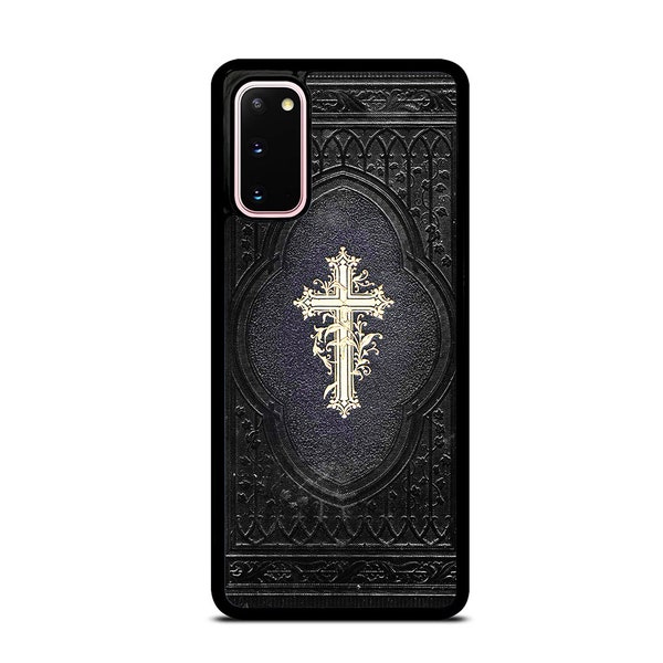 Cross on Bible Christian Catholic Slim Case Cover for Samsung Galaxy s23 ultra s22 s21 plus ultra fe s20 + NOTE20 Google Pixel