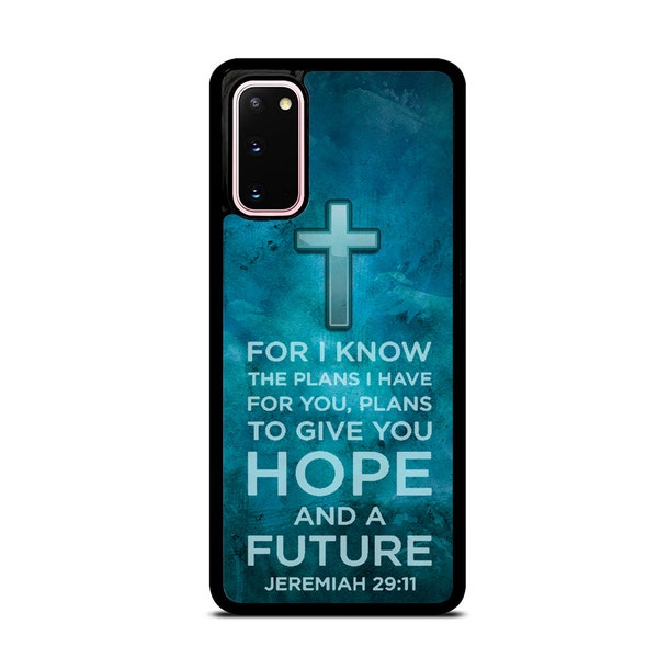 Christian Bible Hope Verse Quote Cross Hard Case Cover for Samsung Galaxy s23 ultra s22 s21 plus ultra fe s20 + NOTE20 Google Pixel