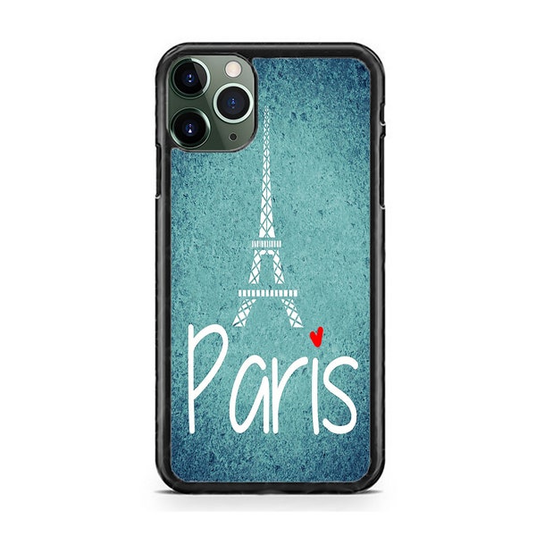 Beautiful Paris Eiffel Tower Hard Rubber TPU Slim Case Cover for iPhone 15 14 13 12 Max Mini pro Max 11 XR Plus X Max SE, iPod Touch 7 6