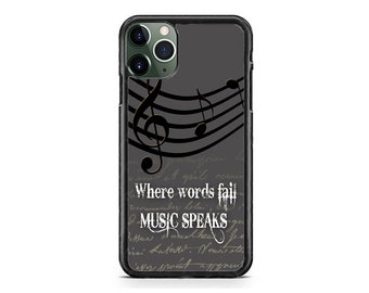 Music Clef Treble New Fashion Quote Hard Rubber TPU Case Cover for iPhone 17 16 15 14 13 Max Mini pro Max 12 Plus X Max, iPod Touch 7 6
