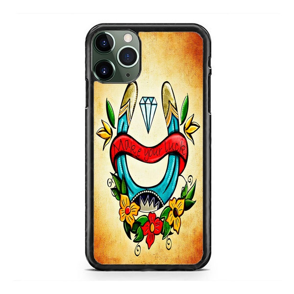 Horse Shoe Lucky Charm Art Hard Rubber TPU Slim Case Cover for iPhone 14 12 Max Mini 11 Pro Max 8  Plus X Xs Max XR SE, iPod Touch 7 6