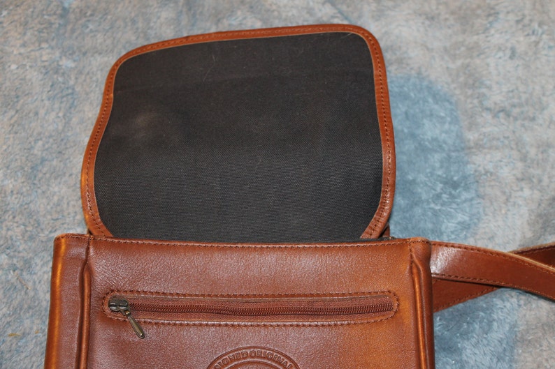 Vintage Eddie Bauer Crossbody Messenger Bag Purse Brown Etsy