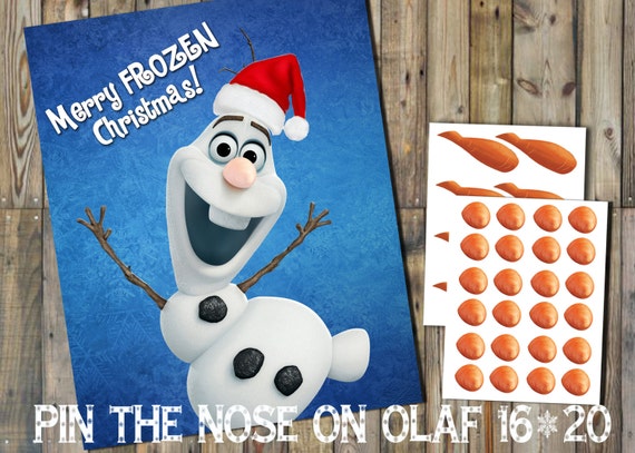 pin the nose on olaf instant download etsy uk
