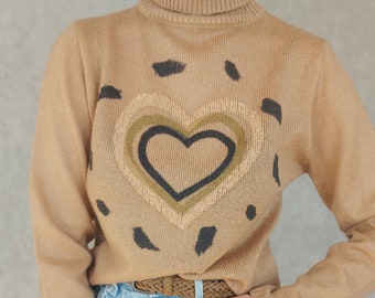 Heart Turtleneck - Etsy UK