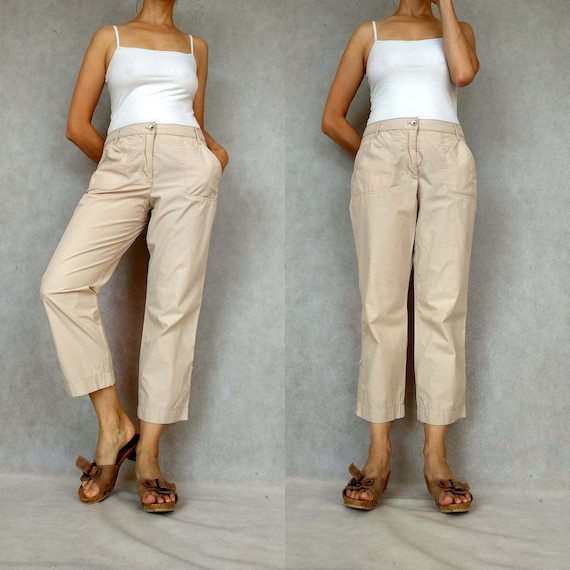 Vintage Cargo Pants, Betty Barclay Pants, Retro Ca