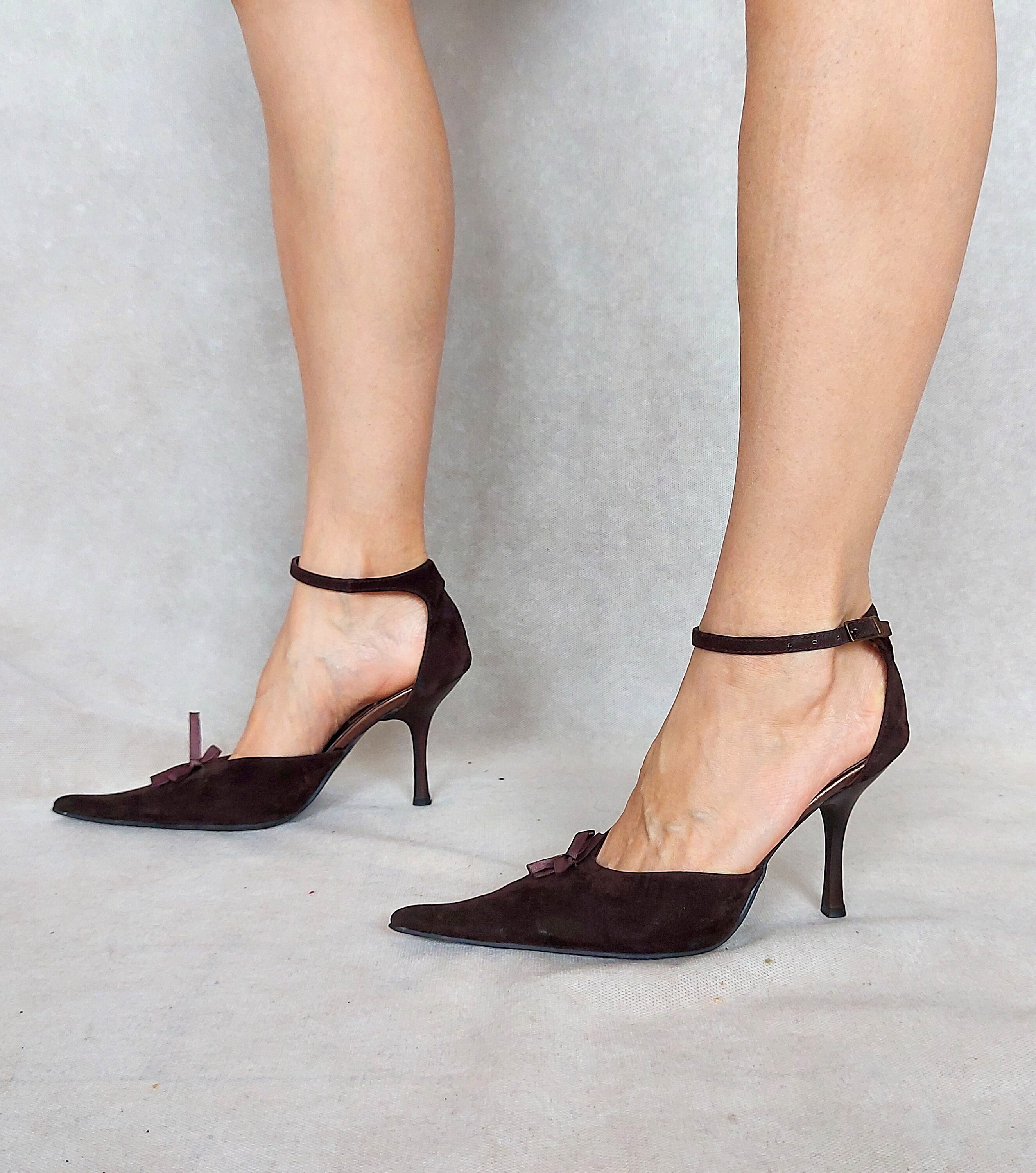 high heels suede